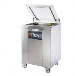 Machine sous vide inox sur roulettes BORA 700 DUO